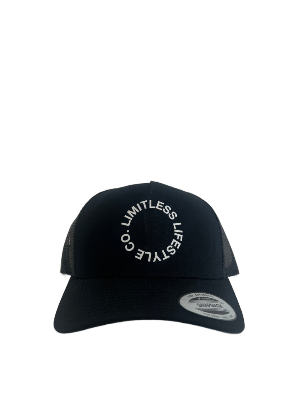 Limitless "Circle Logo" Trucker Hat (Black)