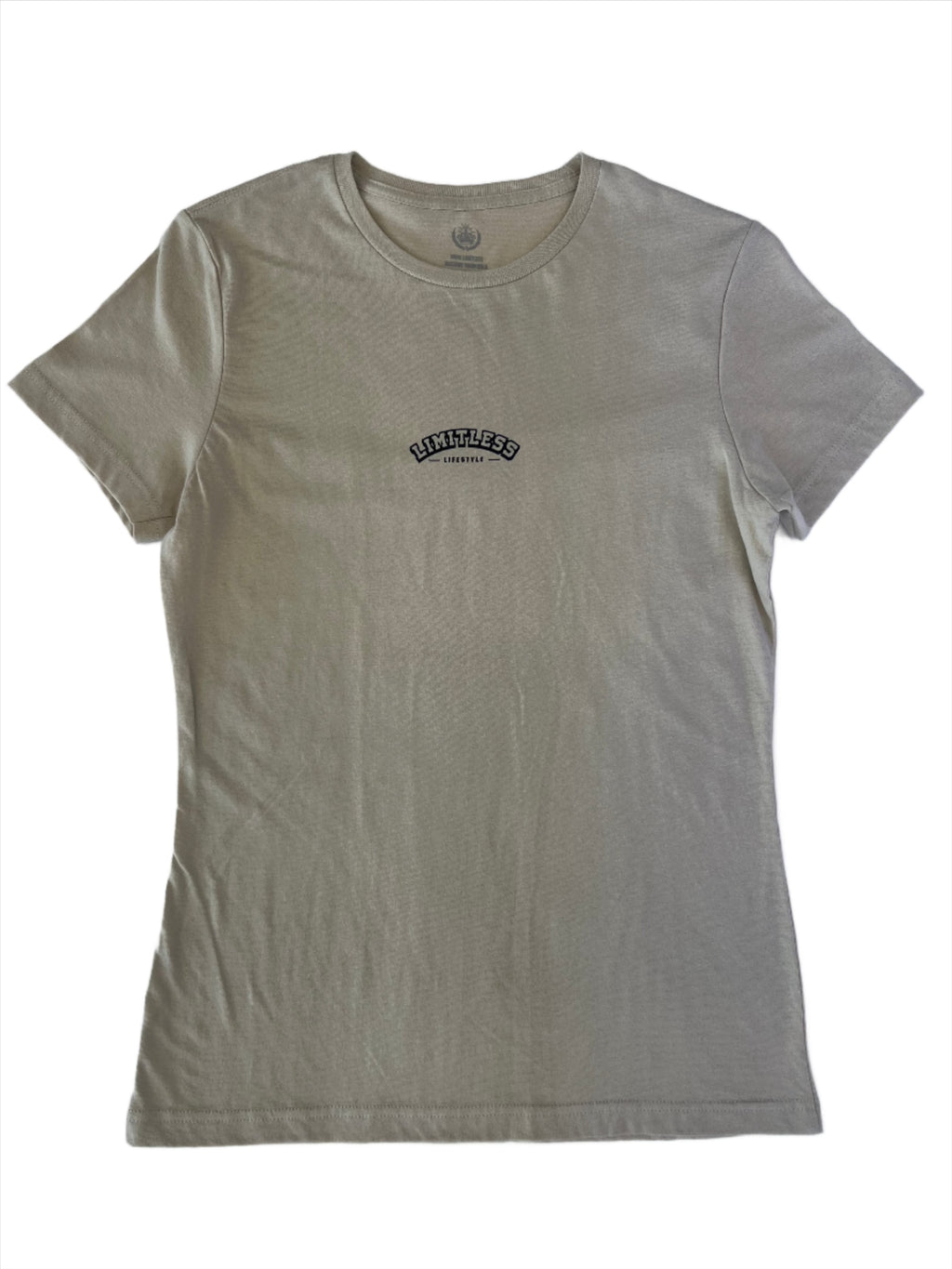 Limitless "Micro Jorge P" Womens T-shirt (Beige)