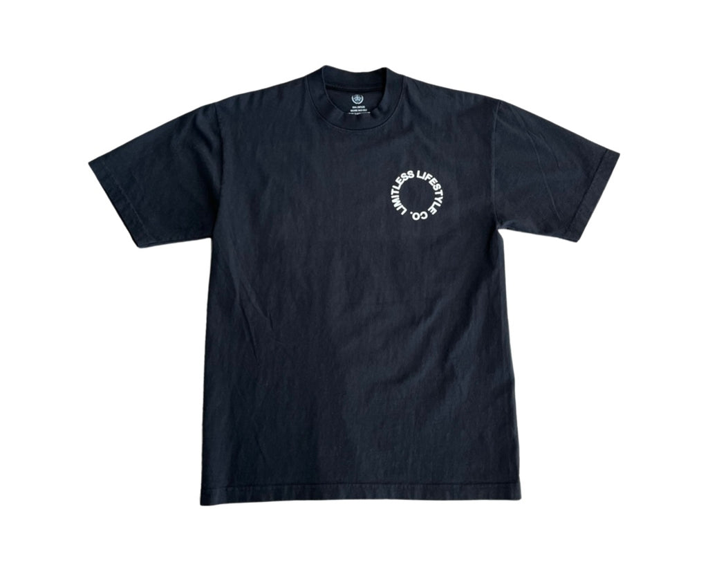 Limitless"Circle Logo" T-shirt (Black)